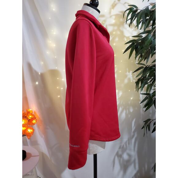 Under Armour Womens Storm 1 Hot Pink 1/4 Zip Fleece Lined Pullover Size S Active - Picture 4 of 11